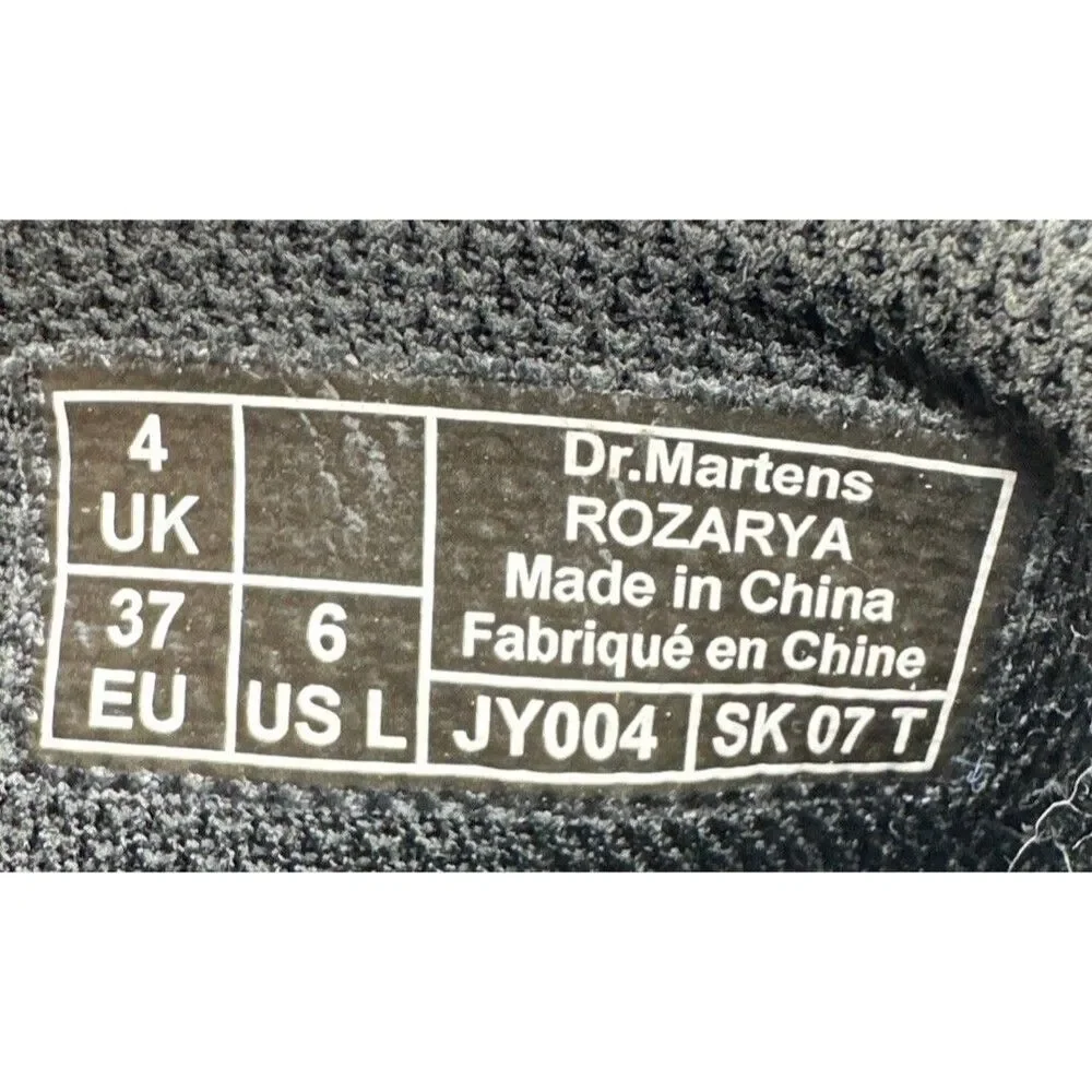 Dr. Martens Rozarya II Womens Black Casual Outdoor Side Zip Ankle Boots - Picture 7 of 7
